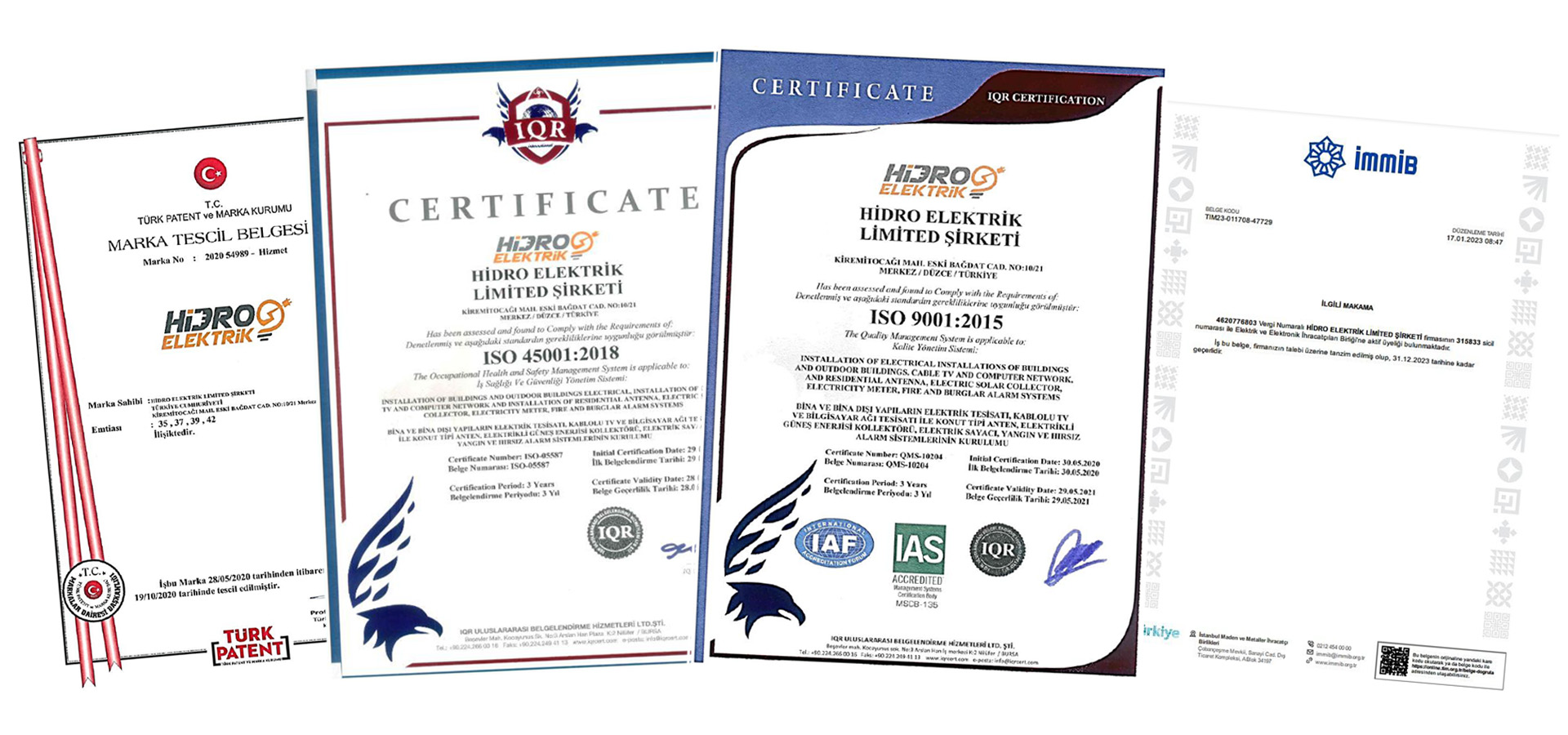 Kalite, Çevre & İş Güvenliği